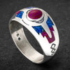 "Sleeping Beauty Mountain" Ring with Personalization